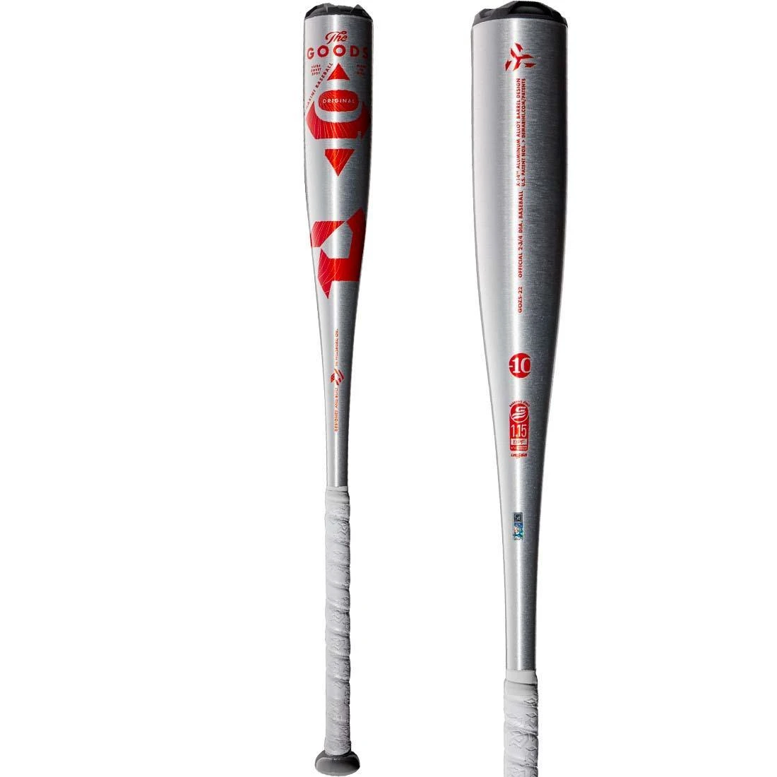 2022 DeMarini The Goods One Piece (-10) USSSA Baseball Bat: WTDXGOZ-22