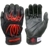 2022 Spiderz ENDITE Batting Gloves: Black And Red