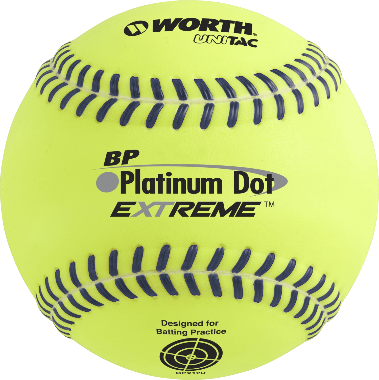 Worth Platinum Dot EXTREME Batting Practice Softballs: BPX12U