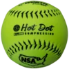 Worth 11" Hot Dot NSA Slowpitch Softballs 52/275 (Dozen): NO11SY