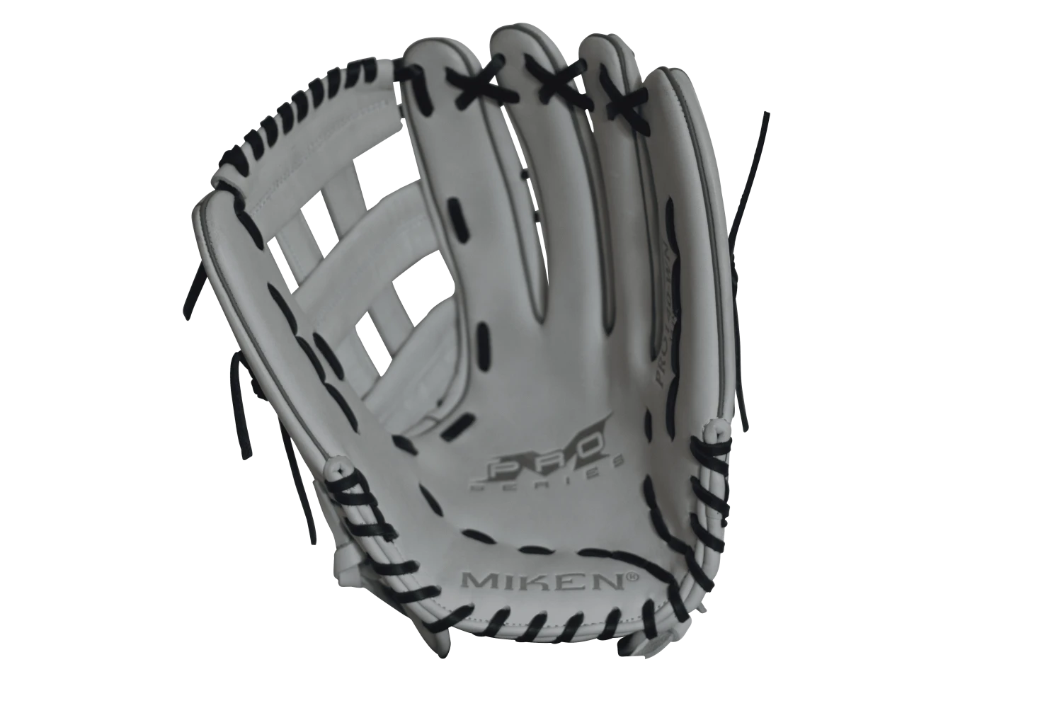 Miken Pro Series 14" Slow Pitch Fielding Glove - White/Navy: PRO140WN - Image 3