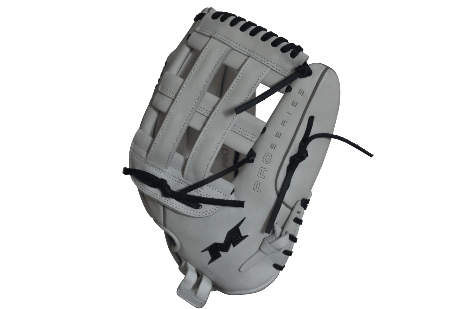 Miken Pro Series 14" Slow Pitch Fielding Glove - White/Navy: PRO140WN - Image 4