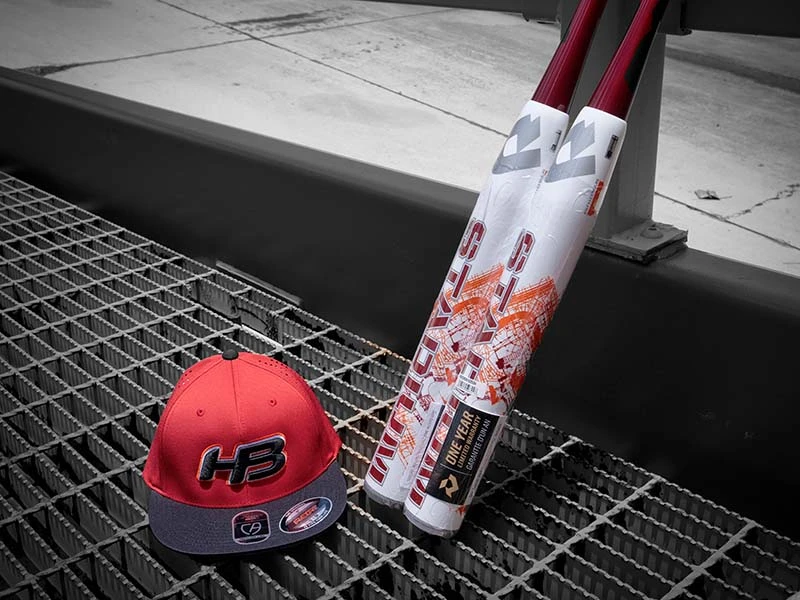 Headbanger Sports I8503 Cap America Flexfit Perforated Performance Hat: Red & Black - Image 4